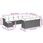 vidaXL 11-tlg. Garten-Sofagarnitur mit Kissen Hellgrau Poly Rattan vidaXL 11-tlg. Garten-Sofagarnitur mit Kissen Hellgrau Poly Rattan