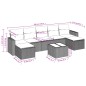 vidaXL 8-tlg. Garten-Sofagarnitur mit Kissen Hellgrau Poly Rattan vidaXL 8-tlg. Garten-Sofagarnitur mit Kissen Hellgrau Poly Rattan
