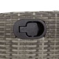 vidaXL 3-tlg. Garten-Essgruppe mit Kissen Grau Poly Rattan vidaXL 3-tlg. Garten-Essgruppe mit Kissen Grau Poly Rattan