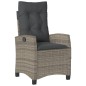 vidaXL 5-tlg. Garten-Essgruppe mit Kissen Grau Poly Rattan vidaXL 5-tlg. Garten-Essgruppe mit Kissen Grau Poly Rattan