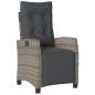 vidaXL 5-tlg. Garten-Essgruppe mit Kissen Grau Poly Rattan vidaXL 5-tlg. Garten-Essgruppe mit Kissen Grau Poly Rattan