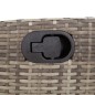 vidaXL 3-tlg. Garten-Essgruppe mit Kissen Grau Poly Rattan vidaXL 3-tlg. Garten-Essgruppe mit Kissen Grau Poly Rattan