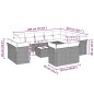 vidaXL 13-tlg. Garten-Sofagarnitur mit Kissen Hellgrau Poly Rattan vidaXL 13-tlg. Garten-Sofagarnitur mit Kissen Hellgrau Poly Rattan