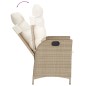 vidaXL 7-tlg. Garten-Essgruppe mit Kissen Beige Poly Rattan vidaXL 7-tlg. Garten-Essgruppe mit Kissen Beige Poly Rattan