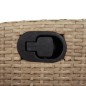 vidaXL 7-tlg. Garten-Essgruppe mit Kissen Beige Poly Rattan vidaXL 7-tlg. Garten-Essgruppe mit Kissen Beige Poly Rattan