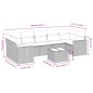 vidaXL 8-tlg. Garten-Sofagarnitur mit Kissen Braun Poly Rattan vidaXL 8-tlg. Garten-Sofagarnitur mit Kissen Braun Poly Rattan
