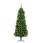Künstlicher Weihnachtsbaum mit LEDs & Kugeln 240 cm Grün Künstlicher Weihnachtsbaum mit LEDs & Kugeln 240 cm Grün