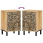 vidaXL Badschrank 38x33x58 cm Massivholz Mango vidaXL Badschrank 38x33x58 cm Massivholz Mango