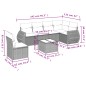 vidaXL 7-tlg. Garten-Sofagarnitur mit Kissen Braun Poly Rattan vidaXL 7-tlg. Garten-Sofagarnitur mit Kissen Braun Poly Rattan
