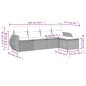 vidaXL 5-tlg. Garten-Sofagarnitur mit Kissen Braun Poly Rattan vidaXL 5-tlg. Garten-Sofagarnitur mit Kissen Braun Poly Rattan