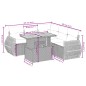 vidaXL 6-tlg. Garten-Sofagarnitur mit Kissen Beige Poly Rattan vidaXL 6-tlg. Garten-Sofagarnitur mit Kissen Beige Poly Rattan