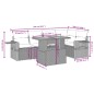 vidaXL 6-tlg. Garten-Sofagarnitur mit Kissen Beige Poly Rattan vidaXL 6-tlg. Garten-Sofagarnitur mit Kissen Beige Poly Rattan