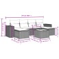 vidaXL 7-tlg. Garten-Sofagarnitur mit Kissen Braun Poly Rattan vidaXL 7-tlg. Garten-Sofagarnitur mit Kissen Braun Poly Rattan