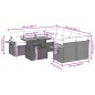 vidaXL 9-tlg. Garten-Sofagarnitur mit Kissen Beige Poly Rattan vidaXL 9-tlg. Garten-Sofagarnitur mit Kissen Beige Poly Rattan