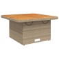 vidaXL 3-tlg. Garten-Essgruppe mit Kissen Beige Poly Rattan vidaXL 3-tlg. Garten-Essgruppe mit Kissen Beige Poly Rattan