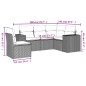 vidaXL 5-tlg. Garten-Sofagarnitur mit Kissen Braun Poly Rattan vidaXL 5-tlg. Garten-Sofagarnitur mit Kissen Braun Poly Rattan