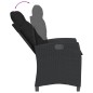 vidaXL 9-tlg. Garten-Essgruppe mit Kissen Schwarz Poly Rattan vidaXL 9-tlg. Garten-Essgruppe mit Kissen Schwarz Poly Rattan