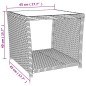 vidaXL 2-tlg. Garten-Essgruppe mit Kissen Grau Poly Rattan vidaXL 2-tlg. Garten-Essgruppe mit Kissen Grau Poly Rattan