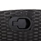 vidaXL 7-tlg. Garten-Essgruppe mit Kissen Schwarz Poly Rattan vidaXL 7-tlg. Garten-Essgruppe mit Kissen Schwarz Poly Rattan