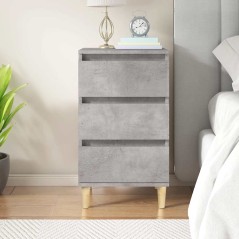 vidaXL Nachttisch Betongrau 40x35x70 cm Holzwerkstoff
