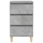 vidaXL Nachttisch Betongrau 40x35x70 cm Holzwerkstoff vidaXL Nachttisch Betongrau 40x35x70 cm Holzwerkstoff