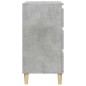 vidaXL Nachttisch Betongrau 40x35x70 cm Holzwerkstoff vidaXL Nachttisch Betongrau 40x35x70 cm Holzwerkstoff