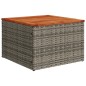 vidaXL 9-tlg. Garten-Sofagarnitur mit Kissen Grau Poly Rattan vidaXL 9-tlg. Garten-Sofagarnitur mit Kissen Grau Poly Rattan