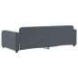 vidaXL Tagesbett Dunkelgrau 100x200 cm Samt vidaXL Tagesbett Dunkelgrau 100x200 cm Samt