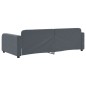vidaXL Tagesbett Dunkelgrau 90x190 cm Samt vidaXL Tagesbett Dunkelgrau 90x190 cm Samt