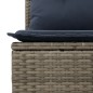 vidaXL 11-tlg. Garten-Sofagarnitur mit Kissen Grau Poly Rattan vidaXL 11-tlg. Garten-Sofagarnitur mit Kissen Grau Poly Rattan