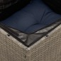 vidaXL 14-tlg. Garten-Sofagarnitur mit Kissen Grau Poly Rattan vidaXL 14-tlg. Garten-Sofagarnitur mit Kissen Grau Poly Rattan