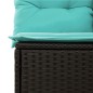 vidaXL 7-tlg. Garten-Sofagarnitur mit Kissen Schwarz Poly Rattan vidaXL 7-tlg. Garten-Sofagarnitur mit Kissen Schwarz Poly Rattan