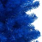 Künstlicher Weihnachtsbaum mit LEDs & Kugeln Blau 240cm PVC Künstlicher Weihnachtsbaum mit LEDs & Kugeln Blau 240cm PVC