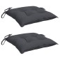 vidaXL Stuhlkissen 2 Stk. Anthrazit 40x40x7 cm Oxford-Gewebe vidaXL Stuhlkissen 2 Stk. Anthrazit 40x40x7 cm Oxford-Gewebe