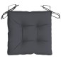 vidaXL Stuhlkissen 2 Stk. Anthrazit 40x40x7 cm Oxford-Gewebe vidaXL Stuhlkissen 2 Stk. Anthrazit 40x40x7 cm Oxford-Gewebe