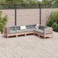 vidaXL 6-tlg. Garten-Sofagarnitur mit Kissen Massivholz Douglasie vidaXL 6-tlg. Garten-Sofagarnitur mit Kissen Massivholz Douglasie
