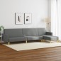 vidaXL 2-tlg. Sofagarnitur Dunkelgrau Stoff vidaXL 2-tlg. Sofagarnitur Dunkelgrau Stoff