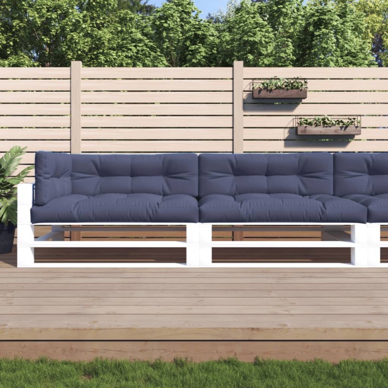 vidaXL Palettenkissen 5 Stk. Marineblau Stoff vidaXL Palettenkissen 5 Stk. Marineblau Stoff