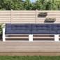 vidaXL Palettenkissen 5 Stk. Marineblau Stoff vidaXL Palettenkissen 5 Stk. Marineblau Stoff