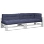 vidaXL Palettenkissen 5 Stk. Marineblau Stoff vidaXL Palettenkissen 5 Stk. Marineblau Stoff