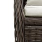 vidaXL 5-tlg. Garten-Essgruppe mit Kissen Braun Poly Rattan vidaXL 5-tlg. Garten-Essgruppe mit Kissen Braun Poly Rattan