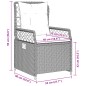 vidaXL 5-tlg. Garten-Essgruppe mit Kissen Braun Poly Rattan vidaXL 5-tlg. Garten-Essgruppe mit Kissen Braun Poly Rattan