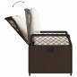 vidaXL 5-tlg. Garten-Essgruppe mit Kissen Braun Poly Rattan vidaXL 5-tlg. Garten-Essgruppe mit Kissen Braun Poly Rattan