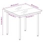 vidaXL 5-tlg. Garten-Essgruppe mit Kissen Braun Poly Rattan vidaXL 5-tlg. Garten-Essgruppe mit Kissen Braun Poly Rattan