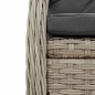 vidaXL 9-tlg. Garten-Essgruppe mit Kissen Hellgrau Poly Rattan vidaXL 9-tlg. Garten-Essgruppe mit Kissen Hellgrau Poly Rattan