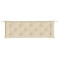 vidaXL Gartenbank-Auflage Beige 150x50x7 cm Oxford-Gewebe vidaXL Gartenbank-Auflage Beige 150x50x7 cm Oxford-Gewebe