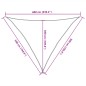 vidaXL Sonnensegel 160 g/m² Dreieckig Gelb 5x5x6 m HDPE vidaXL Sonnensegel 160 g/m² Dreieckig Gelb 5x5x6 m HDPE
