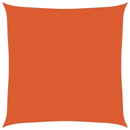vidaXL Sonnensegel 160 g/m² Quadratisch Orange 6x6 m HDPE