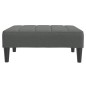 vidaXL Fußhocker Dunkelgrau 77x55x31 cm Stoff vidaXL Fußhocker Dunkelgrau 77x55x31 cm Stoff