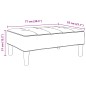 vidaXL Fußhocker Dunkelgrau 77x55x31 cm Stoff vidaXL Fußhocker Dunkelgrau 77x55x31 cm Stoff